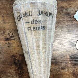 Rustic Wooden Wall Planter